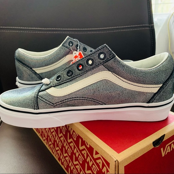 New ❤️‍🔥 NEW Vans Old Skool Prism Suede Iridescent Rainbow Skate Shoes - Picture 4 of 5